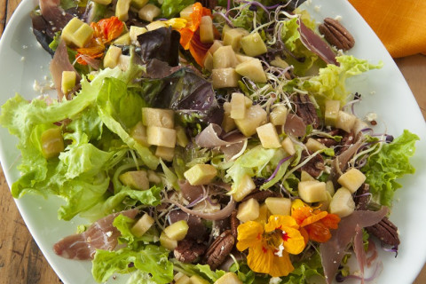 Salad with Feijoa Vinaigrette